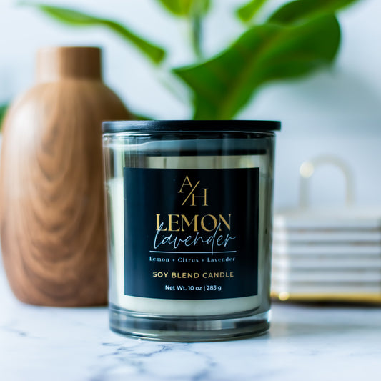Lemon Lavender is a clean, uplifting fragrance that opens with notes of zesty lemon and vibrant citrus, and calming lavender.&nbsp;

This candle creates the perfect balance of freshness and relaxation. Ideal for daily use, self-care routines, or creating a clean, inviting home atmosphere.